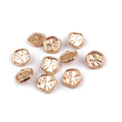 Metal button pressed look size 28' - Gold lt. (20 Pieces)