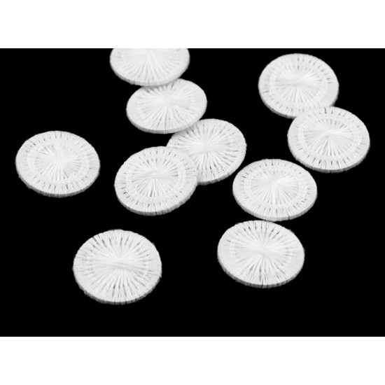 Thread button for bed linen size 24; 26' - White (100 Pieces) Thread button for bed linen size 24; 26' - White (100 Pieces)