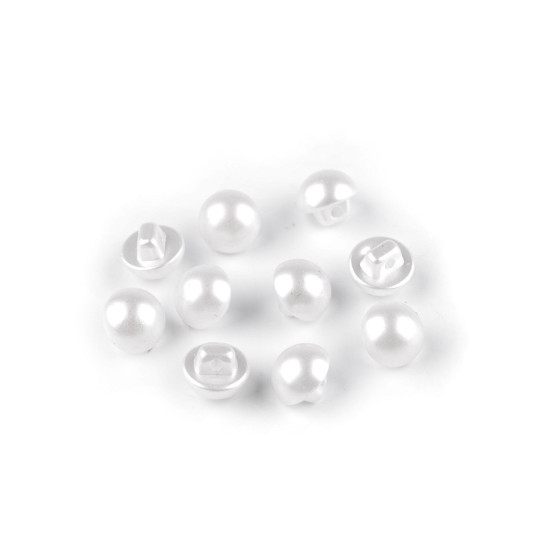 Pearl button size 16', 18' - Pearlwhite (10 Pieces) Pearl button size 16', 18' - Pearlwhite (10 Pieces)