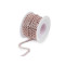 Catena con rifiniture in strass, larghezza: 2,9 mm - Cristallo (27 Metri)