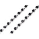 Rhinestone chain trim width 2.9 mm - Crystal (9 Meters) Rhinestone chain trim width 2.9 mm - Crystal (9 Meters)