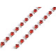 Rhinestone chain trim width 2.9 mm - Crystal (9 Meters) Rhinestone chain trim width 2.9 mm - Crystal (9 Meters)