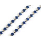 Rhinestone chain trim width 2.9 mm - Crystal (9 Meters) Rhinestone chain trim width 2.9 mm - Crystal (9 Meters)