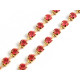 Rhinestone chain trim width 2.9 mm - Crystal (9 Meters) Rhinestone chain trim width 2.9 mm - Crystal (9 Meters)