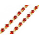 Rhinestone chain trim width 2.9 mm - Crystal (9 Meters) Rhinestone chain trim width 2.9 mm - Crystal (9 Meters)