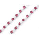 Rhinestone chain trim width 2.9 mm - Crystal (9 Meters) Rhinestone chain trim width 2.9 mm - Crystal (9 Meters)