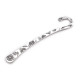 Bookmark flowers, butterfly 7x80 mm - Platinum (10 Pieces) Bookmark flowers, butterfly 7x80 mm - Platinum (10 Pieces)