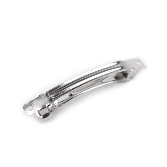 Bază clamă de păr 7,5x78 mm - Platinum (2 Bucăți) Bază clamă de păr 7,5x78 mm - Platinum (2 Bucăți)