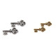 Charm pendant key 9x20 mm - Vintage brass (10 Pieces)