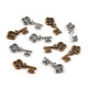Charm pendant key 9x20 mm - Vintage brass (10 Pieces)