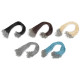 Braided necklace cord with lobster clasp length 45 cm - Lightgrey (100 Pieces) Braided necklace cord with lobster clasp length 45 cm - Lightgrey (100 Pieces)