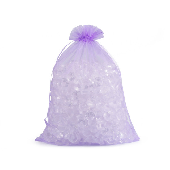 Woreczek podarunkowy 21x29 cm organza - Srebrny (10 Sztuki) Woreczek podarunkowy 21x29 cm organza - Srebrny (10 Sztuki)