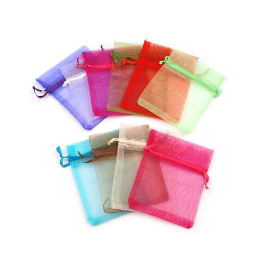 Woreczek podarunkowy 9x11 cm organza - Fioletowy (10 Sztuki) Woreczek podarunkowy 9x11 cm organza - Fioletowy (10 Sztuki)