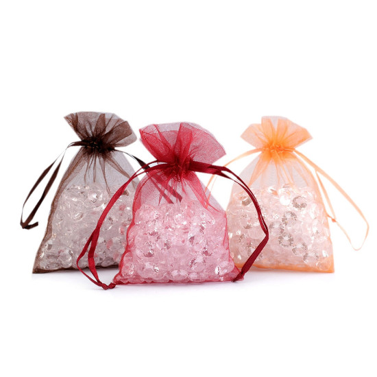 Woreczek podarunkowy 9x11 cm organza - Fioletowy (10 Sztuki) Woreczek podarunkowy 9x11 cm organza - Fioletowy (10 Sztuki)