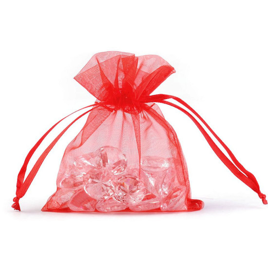 Woreczek podarunkowy 9x11 cm organza - Fioletowy (10 Sztuki) Woreczek podarunkowy 9x11 cm organza - Fioletowy (10 Sztuki)