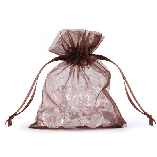 Woreczek podarunkowy 9x11 cm organza - Fioletowy (10 Sztuki) Woreczek podarunkowy 9x11 cm organza - Fioletowy (10 Sztuki)