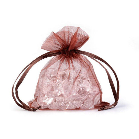 Woreczek podarunkowy 9x11 cm organza - Fioletowy (10 Sztuki) Woreczek podarunkowy 9x11 cm organza - Fioletowy (10 Sztuki)