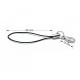 Agățătoare cu carabină, 50 mm - Negru (10 Bucăți) Agățătoare cu carabină, 50 mm - Negru (10 Bucăți)