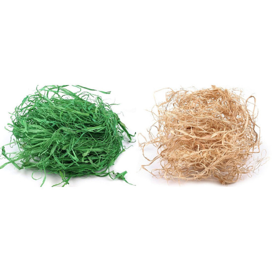 Bast zum arrangieren, 15 g - Leinenfarbe natürlich (1 Tasche) Bast zum arrangieren, 15 g - Leinenfarbe natürlich (1 Tasche)