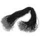 Cordón de algodón encerado con mosquetón 45 cm - Café marrón (1 Pieza) Cordón de algodón encerado con mosquetón 45 cm - Café marrón (1 Pieza)
