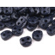 Butée de verrouillage de cordon à bascule, 2 trous, 15x15 mm - Noir (10 Pièces) Butée de verrouillage de cordon à bascule, 2 trous, 15x15 mm - Noir (10 Pièces)