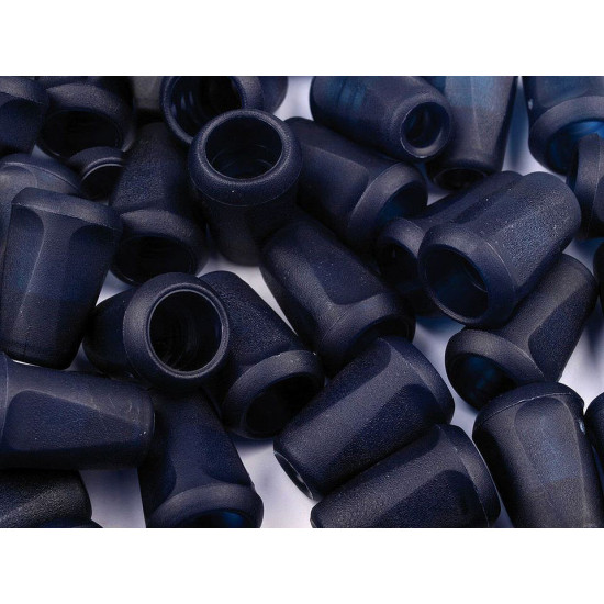 Műanyag zsinórvég 12x17 mm szögletes - Fekete (600 Darabok) Műanyag zsinórvég 12x17 mm szögletes - Fekete (600 Darabok)