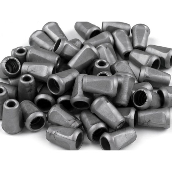 Műanyag zsinórvég 12x17 mm szögletes - Fekete (600 Darabok) Műanyag zsinórvég 12x17 mm szögletes - Fekete (600 Darabok)