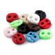 2-hole cord lock stopper toggles 20x20 mm - Dark red (100 Pieces) 2-hole cord lock stopper toggles 20x20 mm - Dark red (100 Pieces)