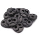 2-hole cord lock stopper toggles 20x20 mm - Dark red (100 Pieces) 2-hole cord lock stopper toggles 20x20 mm - Dark red (100 Pieces)