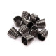 Cappuccio, per cordoncino metallico, dimensioni: ø 6,7 mm - Nichel (200 Pezzi) Cappuccio, per cordoncino metallico, dimensioni: ø 6,7 mm - Nichel (200 Pezzi)