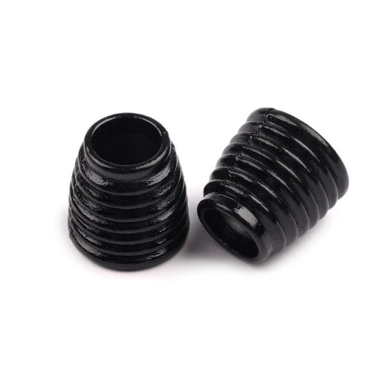 Cappuccio, per cordoncino metallico, dimensioni: ø 6,7 mm - Nichel (200 Pezzi) Cappuccio, per cordoncino metallico, dimensioni: ø 6,7 mm - Nichel (200 Pezzi)