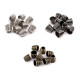 Cappuccio, per cordoncino metallico, dimensioni: ø 6,7 mm - Nichel (200 Pezzi) Cappuccio, per cordoncino metallico, dimensioni: ø 6,7 mm - Nichel (200 Pezzi)