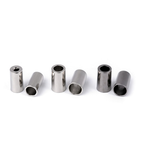 Endstück aus metall für kordel ø 3,5 mm, ø 5,5 mm - Nickel (200 Stücke) Endstück aus metall für kordel ø 3,5 mm, ø 5,5 mm - Nickel (200 Stücke)