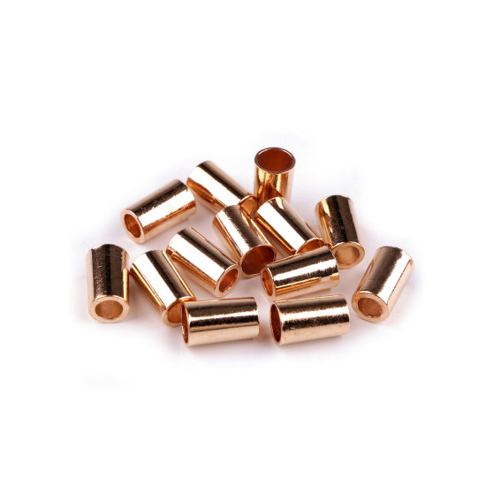 Endstück aus metall für kordel ø 3,5 mm, ø 5,5 mm - Nickel (200 Stücke) Endstück aus metall für kordel ø 3,5 mm, ø 5,5 mm - Nickel (200 Stücke)