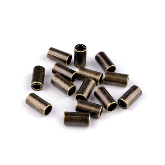 Endstück aus metall für kordel ø 3,5 mm, ø 5,5 mm - Nickel (200 Stücke) Endstück aus metall für kordel ø 3,5 mm, ø 5,5 mm - Nickel (200 Stücke)