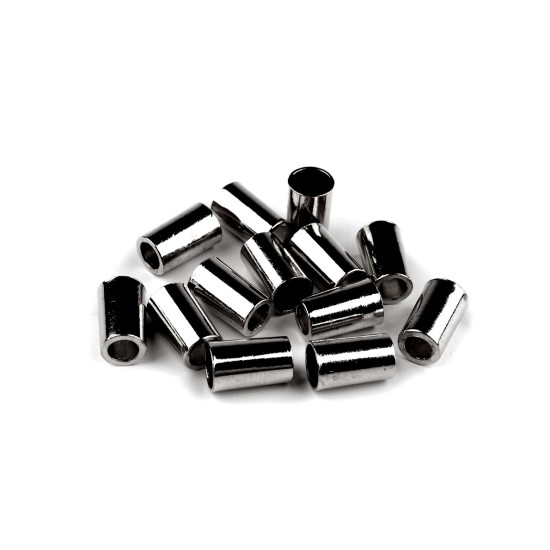 Endstück aus metall für kordel ø 3,5 mm, ø 5,5 mm - Nickel (200 Stücke) Endstück aus metall für kordel ø 3,5 mm, ø 5,5 mm - Nickel (200 Stücke)