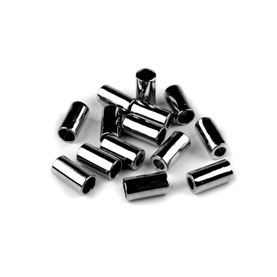 Endstück aus metall für kordel ø 3,5 mm, ø 5,5 mm - Nickel (200 Stücke) Endstück aus metall für kordel ø 3,5 mm, ø 5,5 mm - Nickel (200 Stücke)