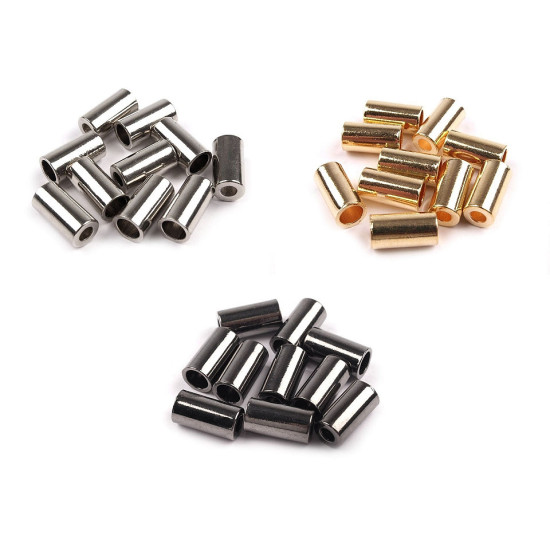 Endstück aus metall für kordel ø 3,5 mm, ø 5,5 mm - Nickel (200 Stücke) Endstück aus metall für kordel ø 3,5 mm, ø 5,5 mm - Nickel (200 Stücke)