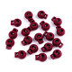 Cierres redondos para cordón 15x19 mm - Transparente (100 Piezas) Cierres redondos para cordón 15x19 mm - Transparente (100 Piezas)