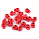 Cierres redondos para cordón 15x19 mm - Transparente (100 Piezas) Cierres redondos para cordón 15x19 mm - Transparente (100 Piezas)