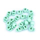 Cierres redondos para cordón 15x19 mm - Transparente (100 Piezas) Cierres redondos para cordón 15x19 mm - Transparente (100 Piezas)