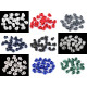 Cierres redondos para cordón 15x19 mm - Transparente (100 Piezas) Cierres redondos para cordón 15x19 mm - Transparente (100 Piezas)