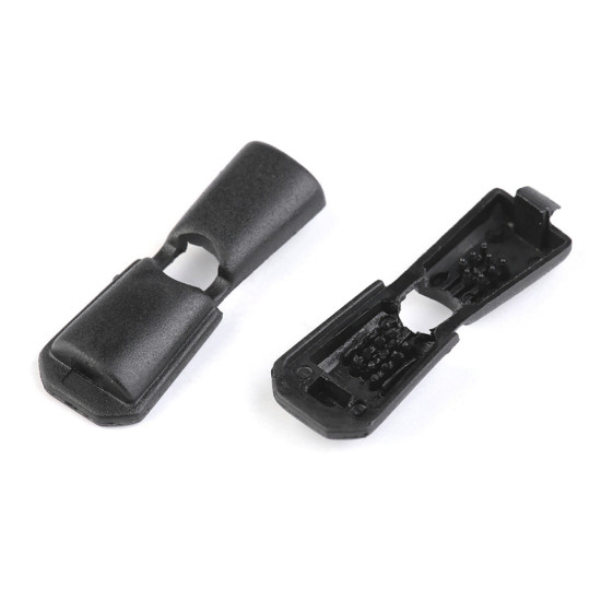 Endkappe kunststoff 11x16 mm zum eindrücken - Schwarz (100 Stücke) Endkappe kunststoff 11x16 mm zum eindrücken - Schwarz (100 Stücke)