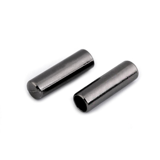 Cappuccio per cordoncino metallico, ø 4 mm - Nero (100 Pezzi) Cappuccio per cordoncino metallico, ø 4 mm - Nero (100 Pezzi)
