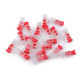 Bouchon/embout de cordon en plastique à 2 trous, 9 x 24 mm - Vert jaune (500 Pièces) Bouchon/embout de cordon en plastique à 2 trous, 9 x 24 mm - Vert jaune (500 Pièces)
