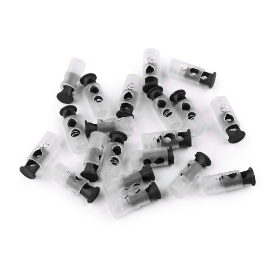 Bouchon/embout de cordon en plastique à 2 trous, 9 x 24 mm - Vert jaune (500 Pièces) Bouchon/embout de cordon en plastique à 2 trous, 9 x 24 mm - Vert jaune (500 Pièces)