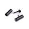 Cord end cap with integral grip ø6 mm - Black varnish (20 Pieces)