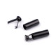 Cord end cap with integral grip ø6 mm - Black varnish (20 Pieces) Cord end cap with integral grip ø6 mm - Black varnish (20 Pieces)