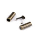 Cord end cap with integral grip ø6 mm - Black varnish (20 Pieces) Cord end cap with integral grip ø6 mm - Black varnish (20 Pieces)