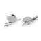 Alligator clip with pin back / diy 25x40 mm universal - Platinum (20 Pieces)
